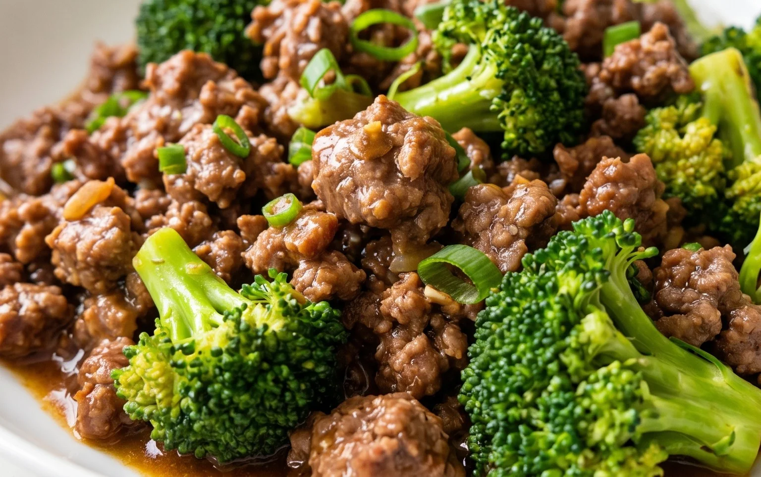 Ground Beef and Broccoli