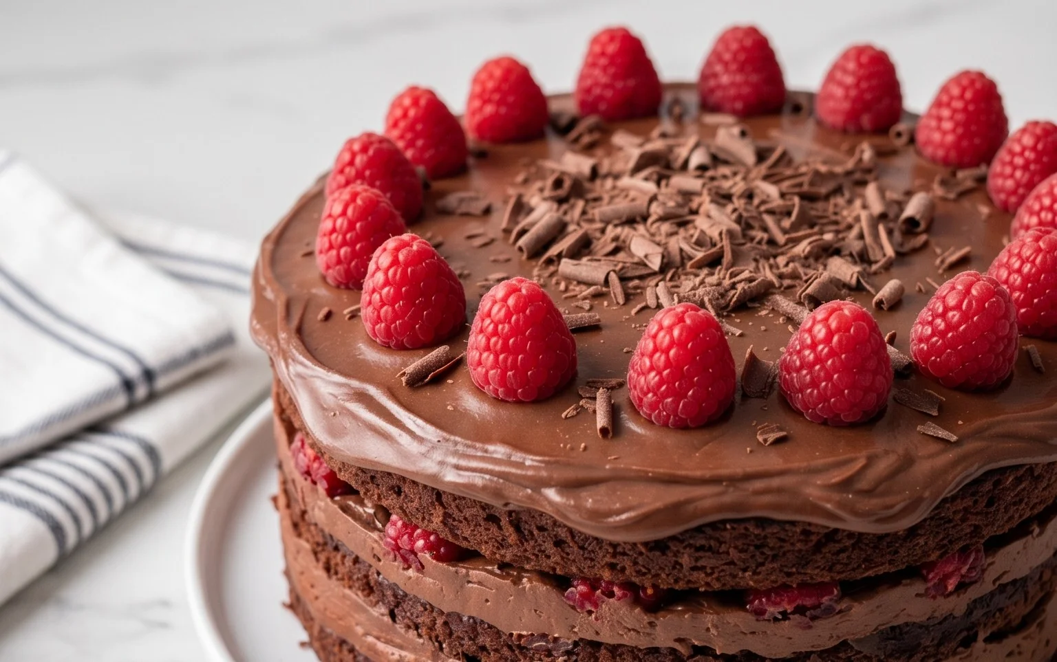 Chocolate Raspberry Cake