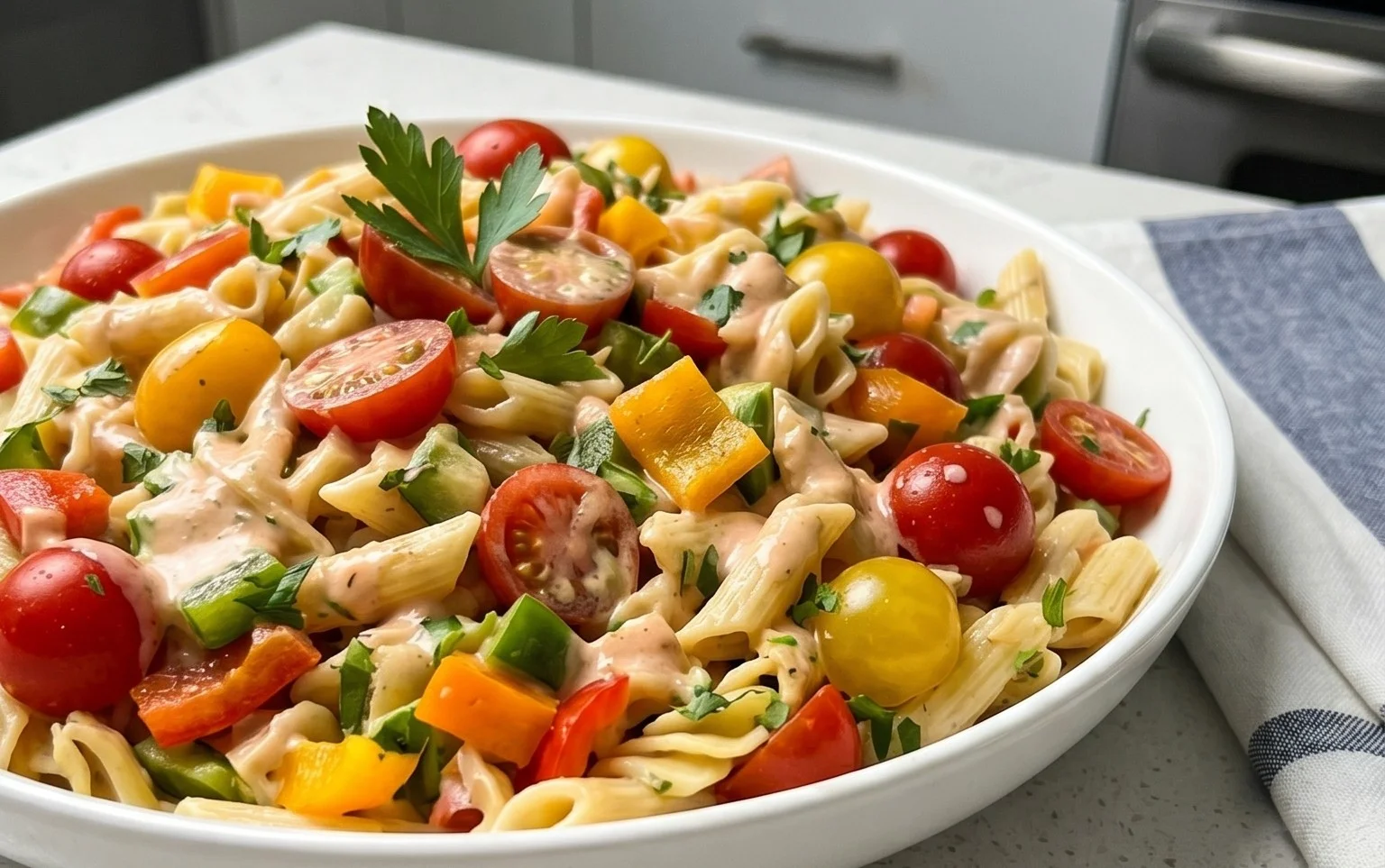 French Dressing Pasta Salad