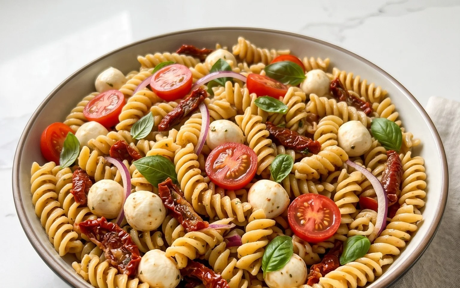 Sun Dried Tomato Pasta Salad