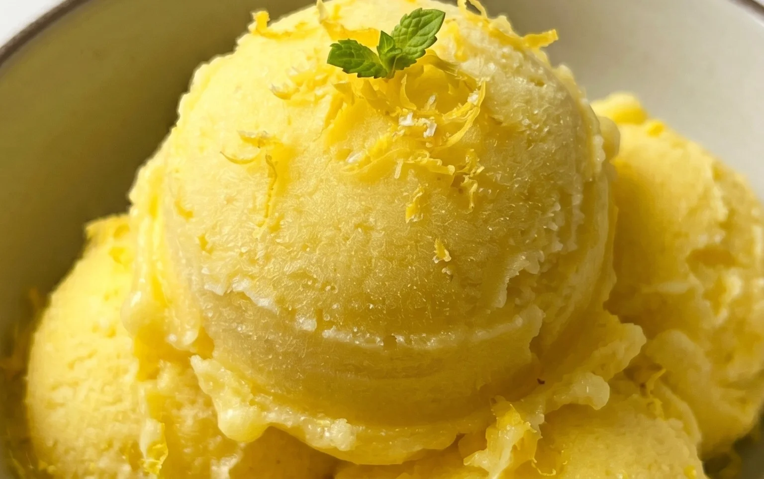 Lemon Sorbet