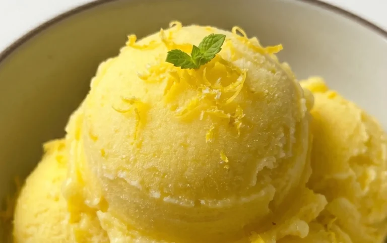 Lemon Sorbet