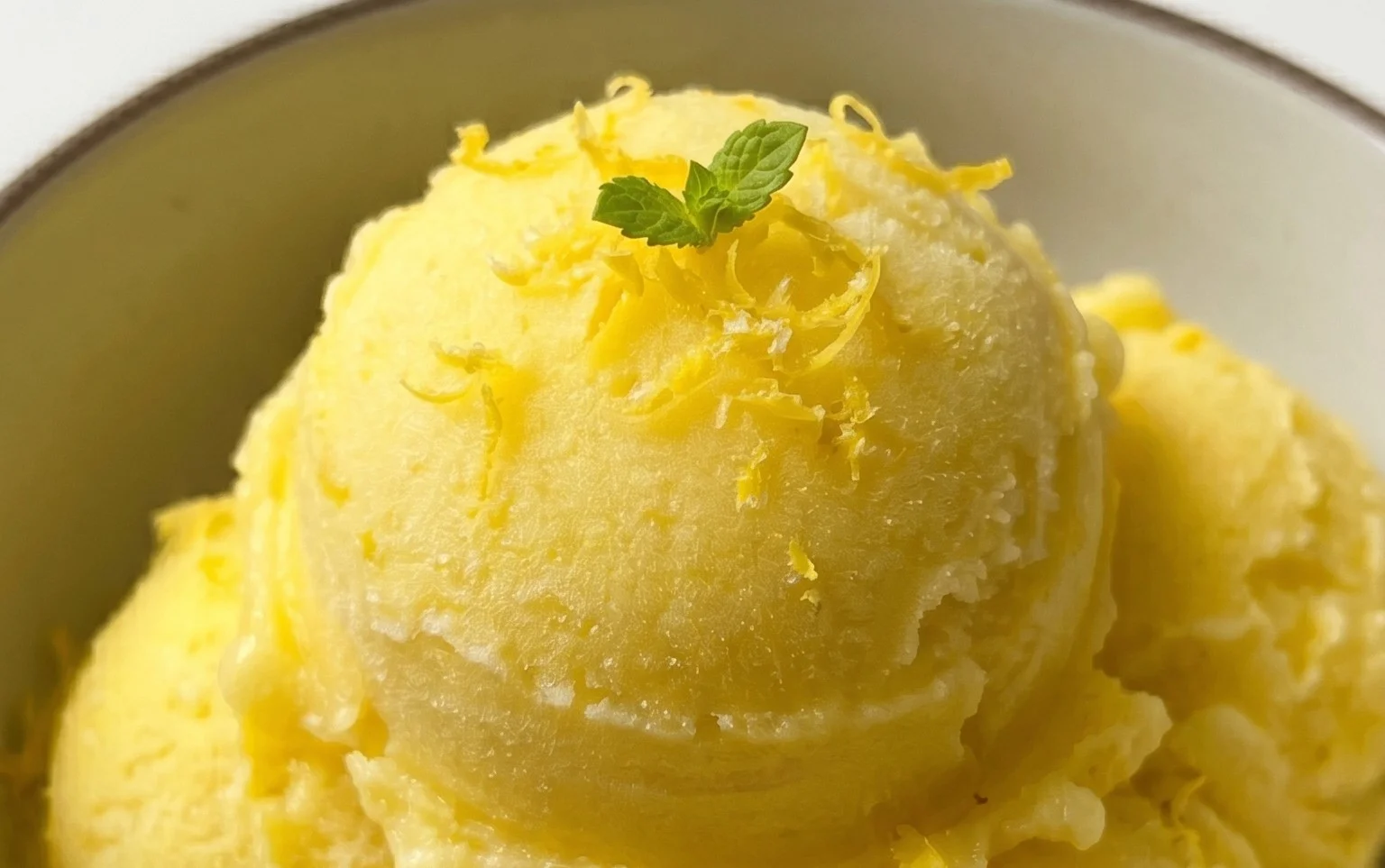 Lemon Sorbet