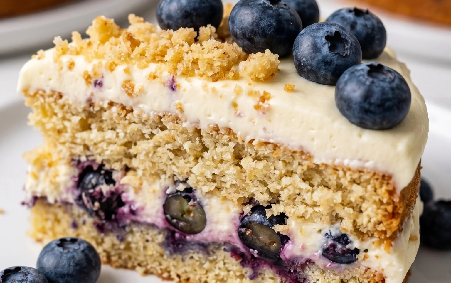 Nova Scotia Blueberry Cream Cake
