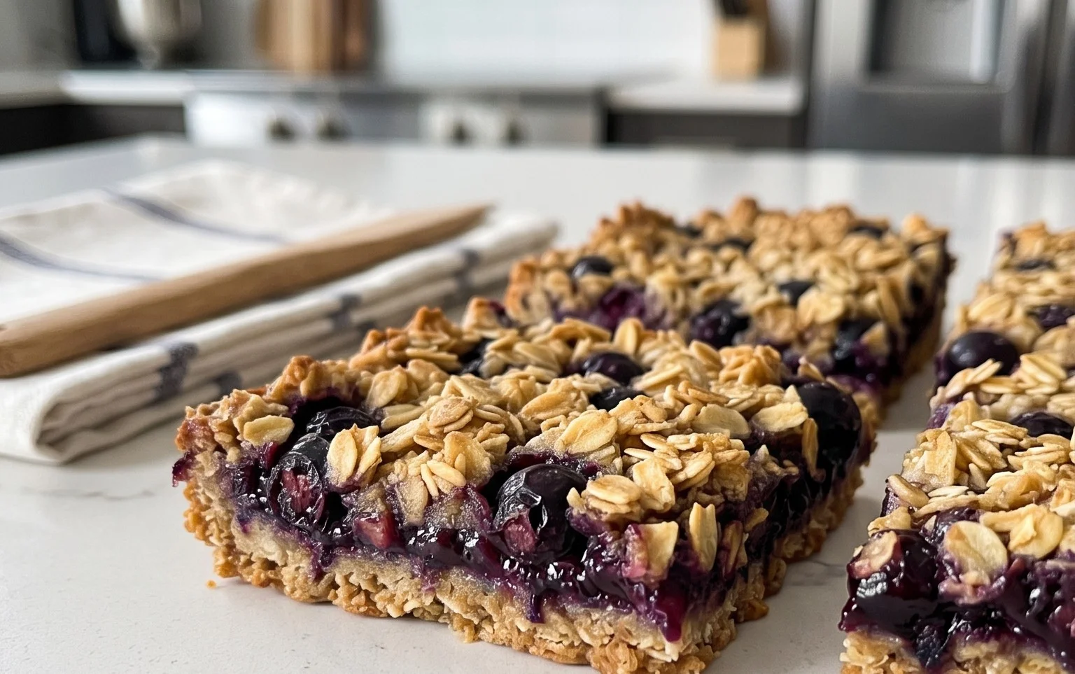 Blueberry Oatmeal Bars