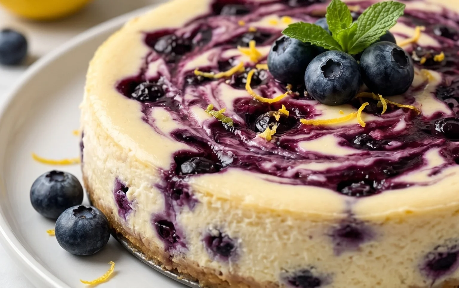 Lemon Blueberry Cheesecake