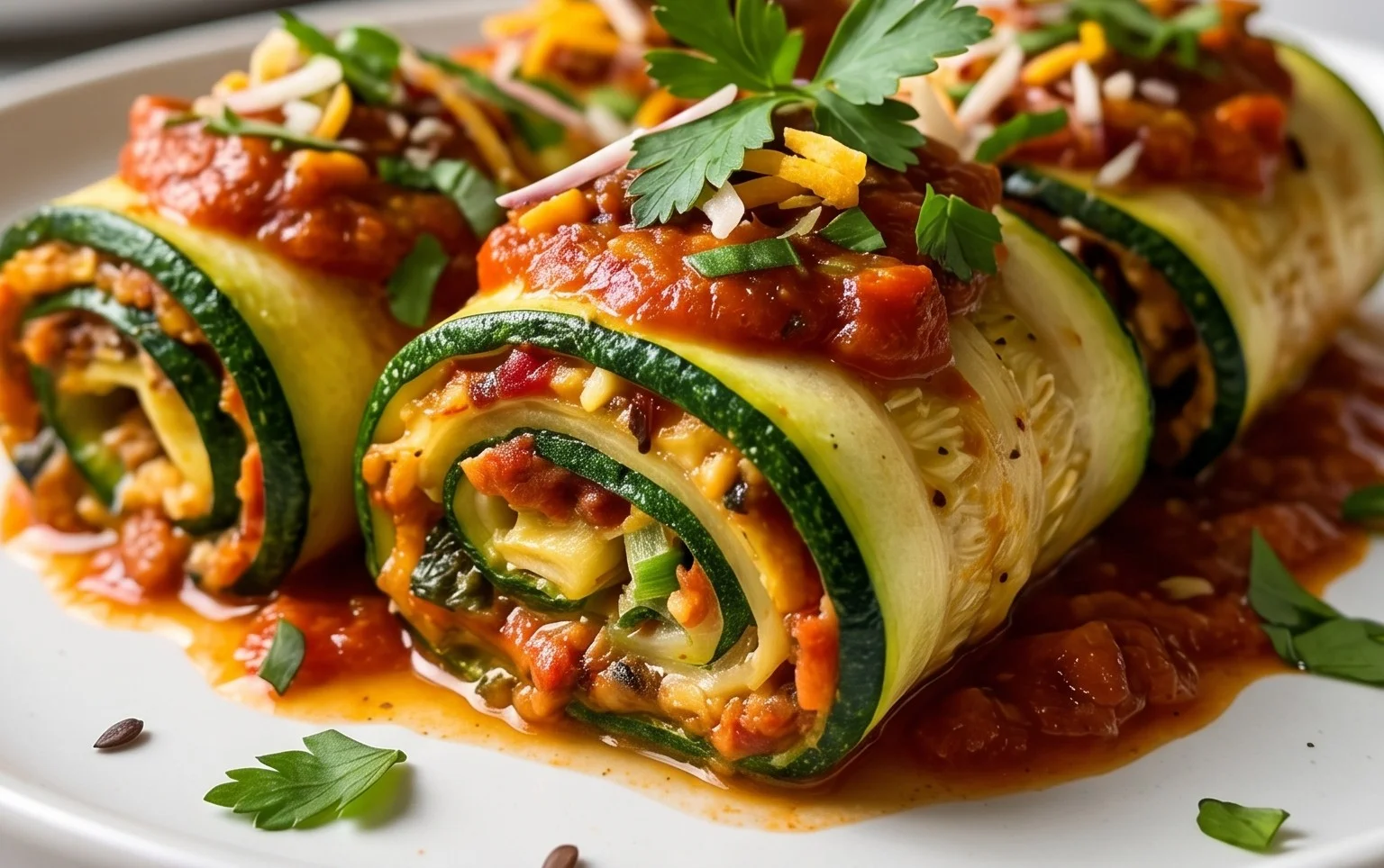 Vegan Zucchini Rollatini