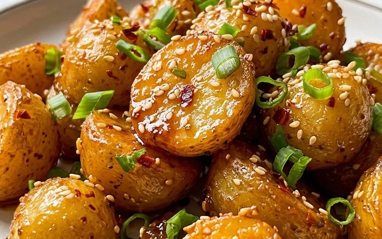 Crispy Honey Chilli Potatoes
