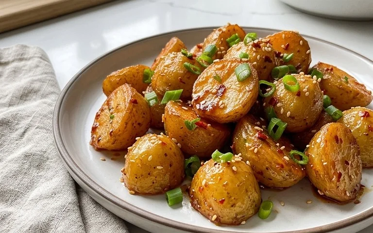 Crispy Honey Chilli Potatoes