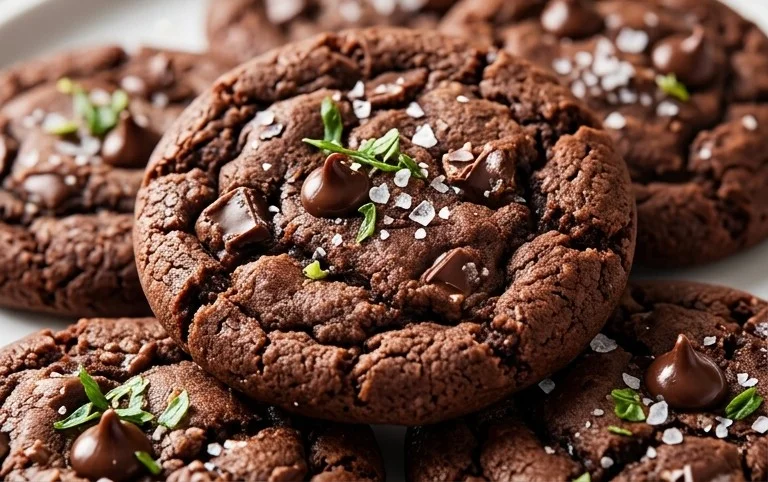 Salted Brownie Cookies