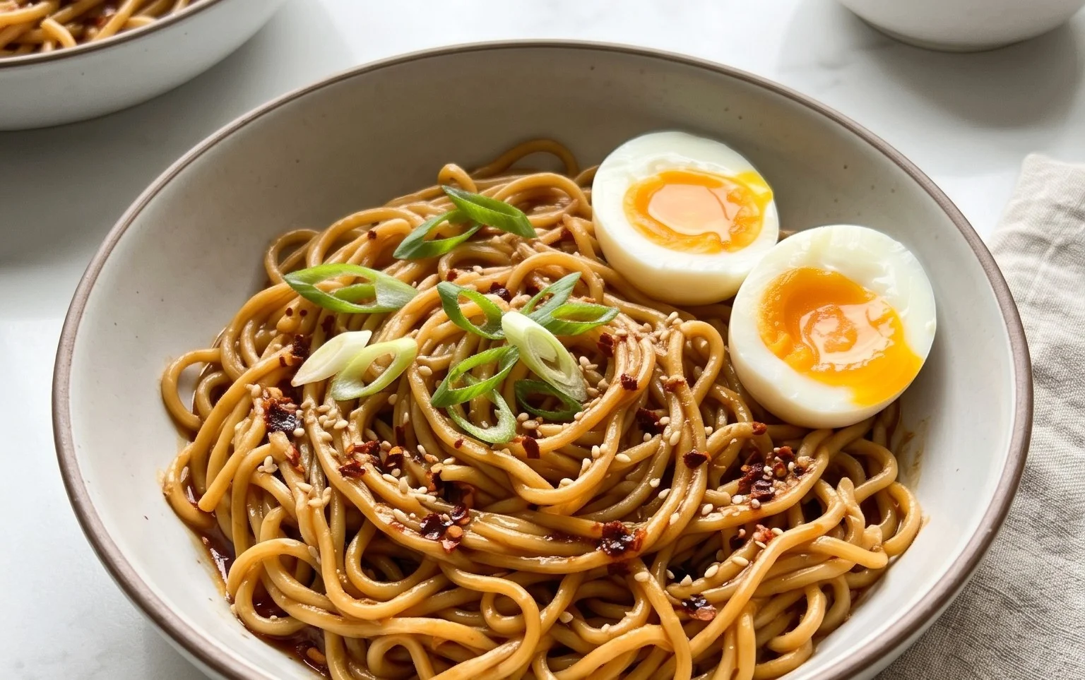 Easy Saucy Ramen Noodles