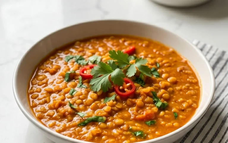 Spicy Red Lentil Curry