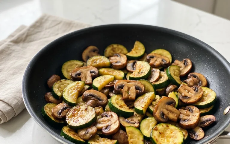 Skillet Zucchini and Mushrooms