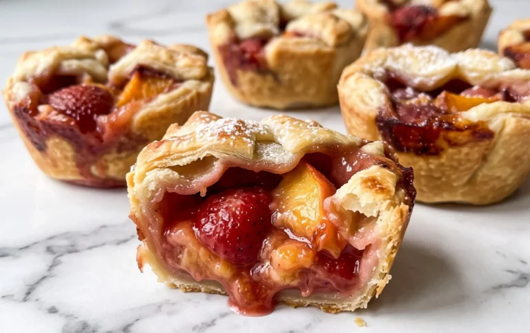 Strawberry Peach Pie Bites