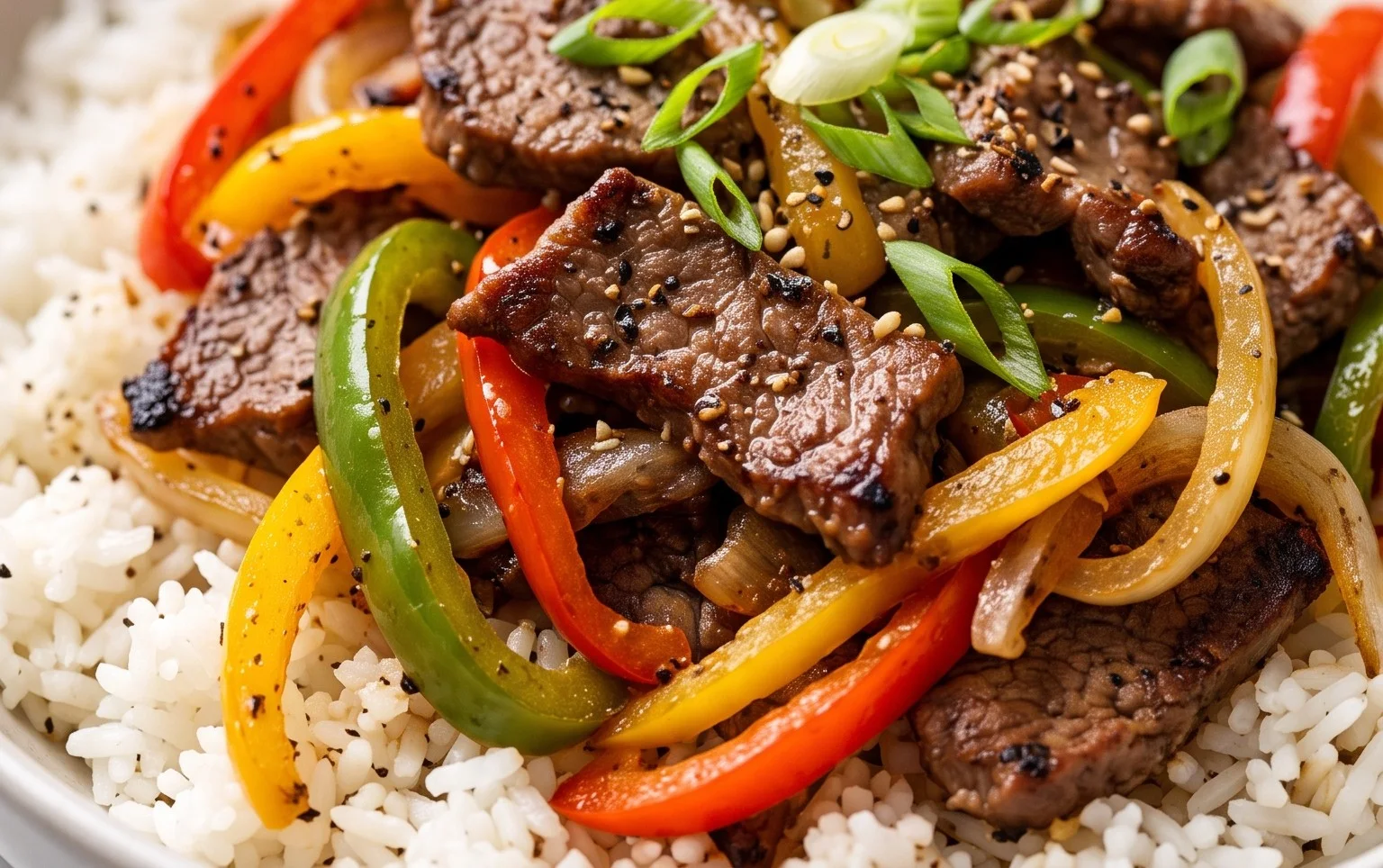 Beef Pepper Rice Bowl is a delicious meal option.