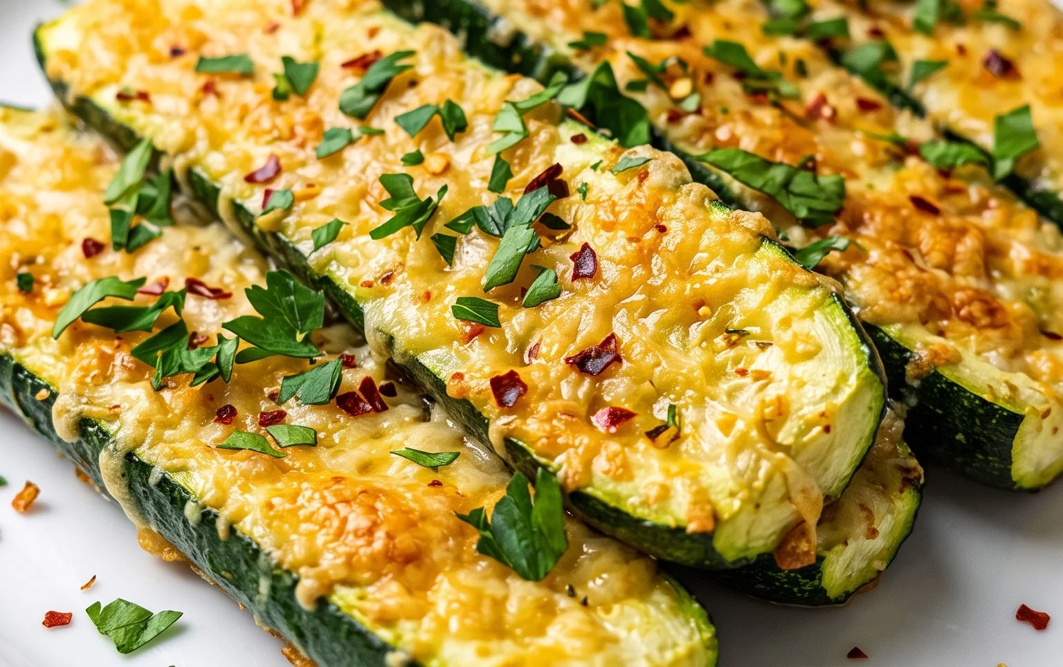 Baked Parmesan Zucchini