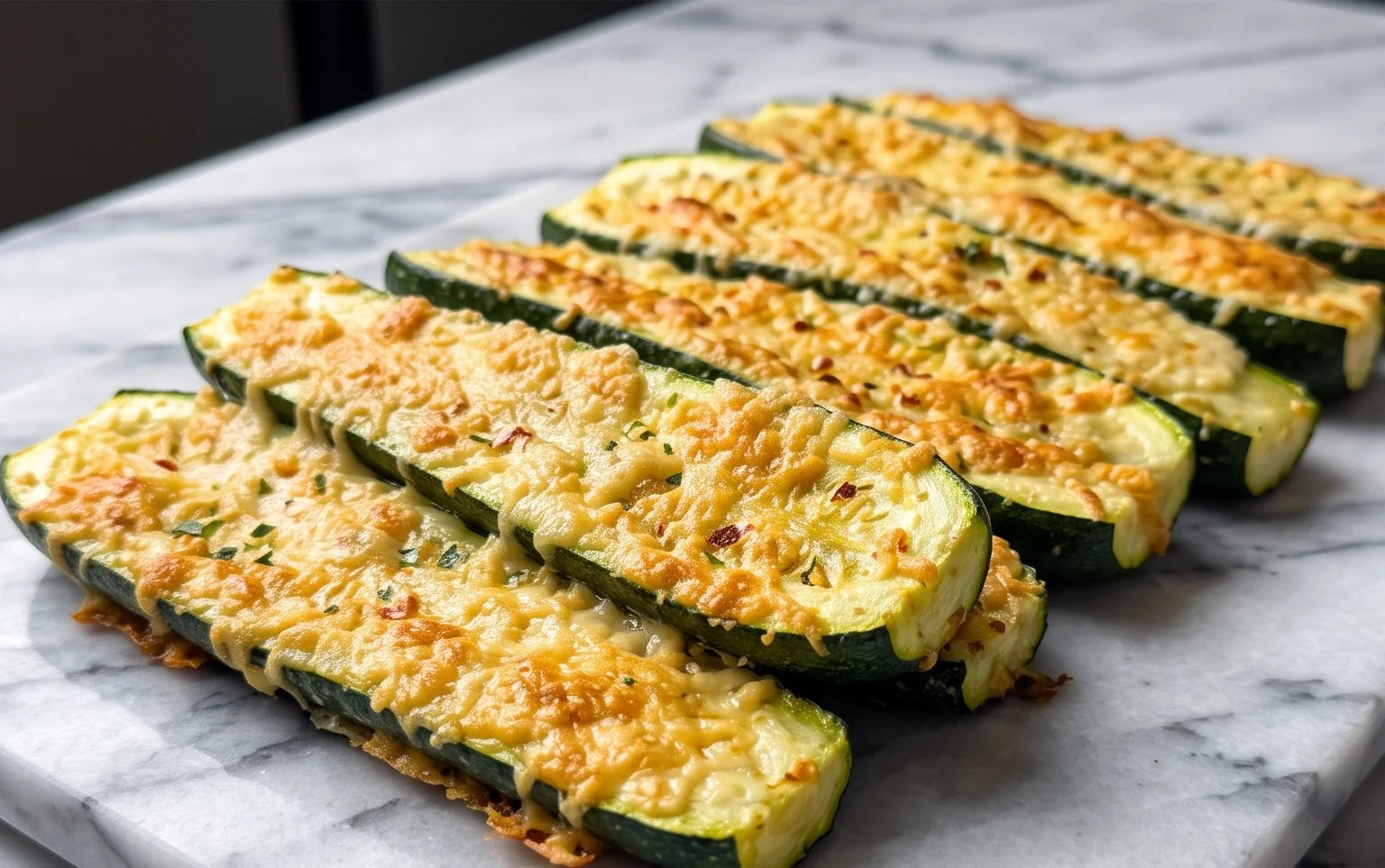 Baked Parmesan Zucchini