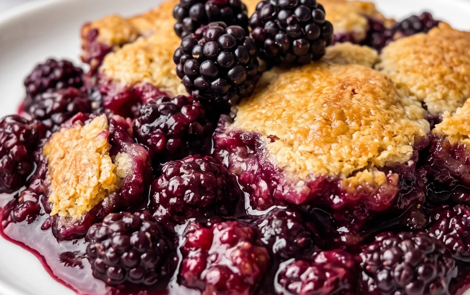 The Pioneer Women's Blackberry Cobbler