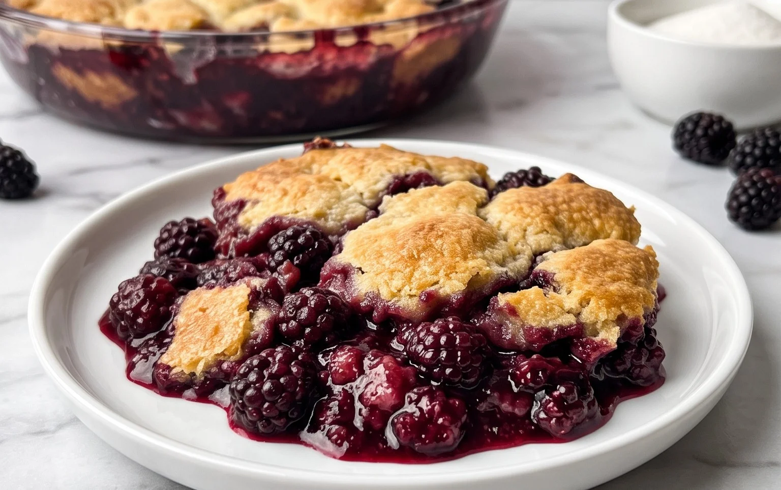 The Pioneer Women's Blackberry Cobbler