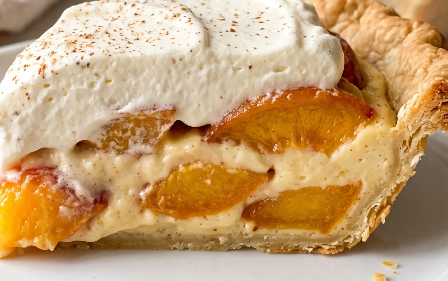 Peaches and Cream Pie