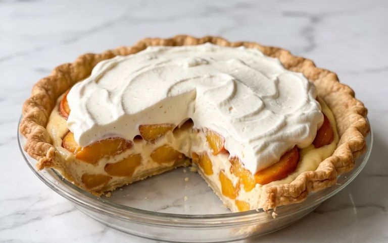 Peaches and Cream Pie