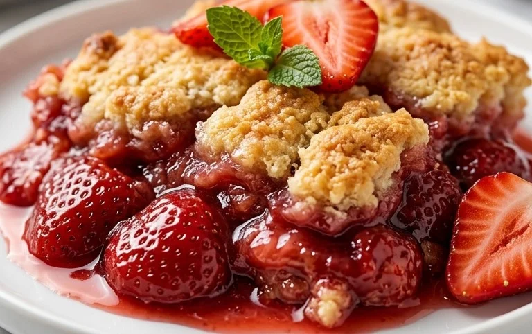 Strawberry Cobbler