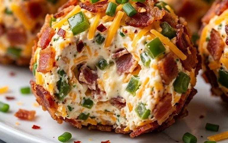 Beef Bacon Jalapeño Popper Cheese Balls