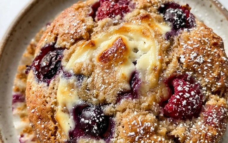 Berry Cream Cheese Muffins