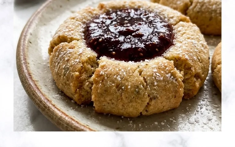 Cardamom Fig Thumbprint Cookies