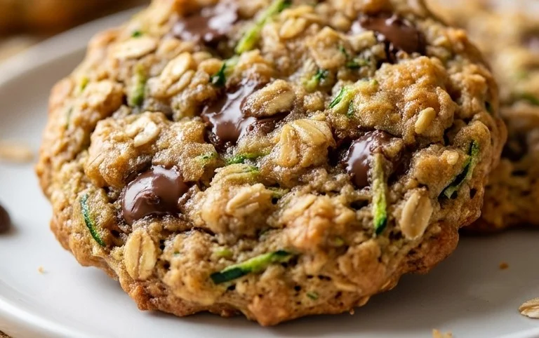 Healthy Zucchini Oatmeal Cookies