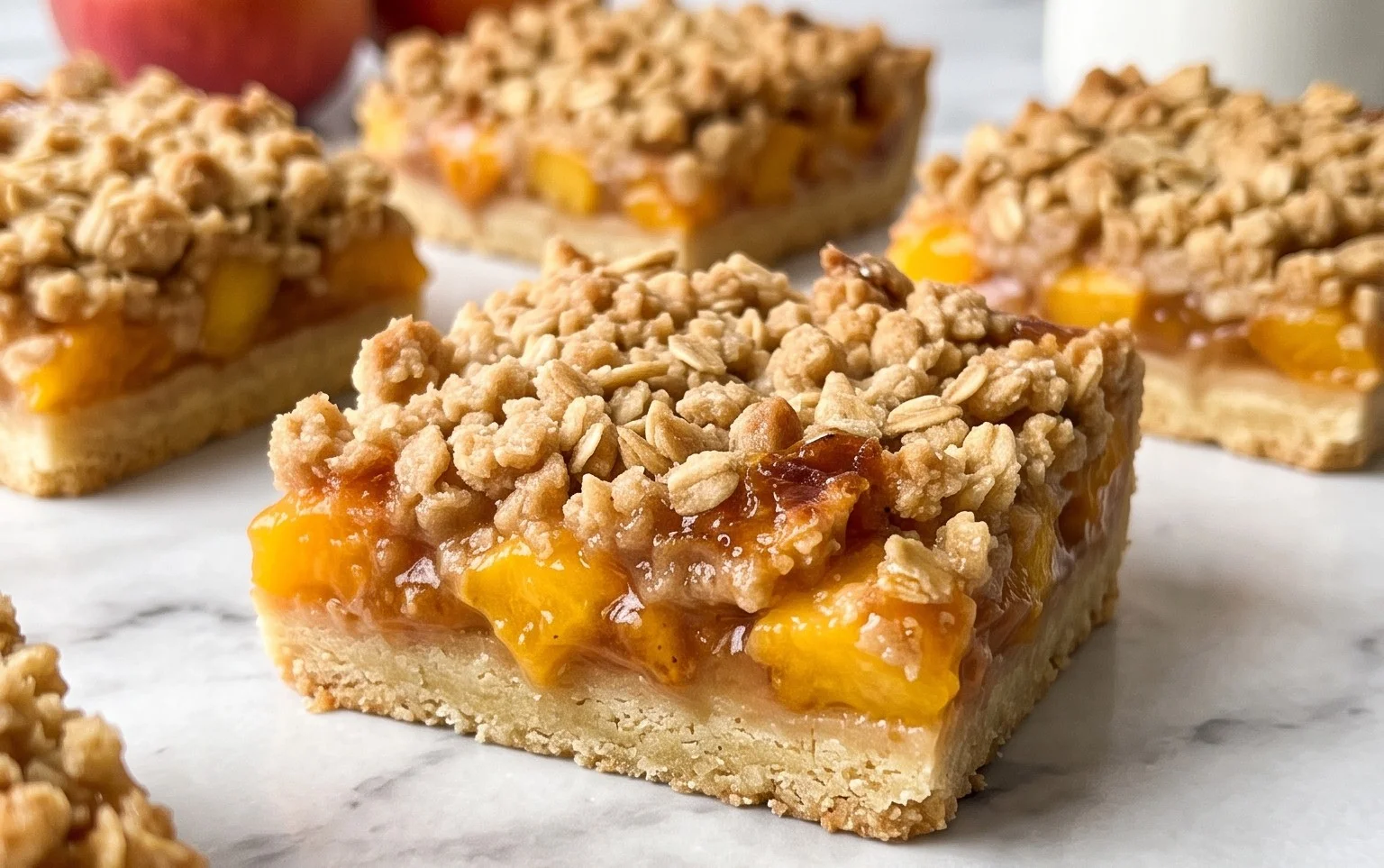 Fresh Peach Crum extractb Bars