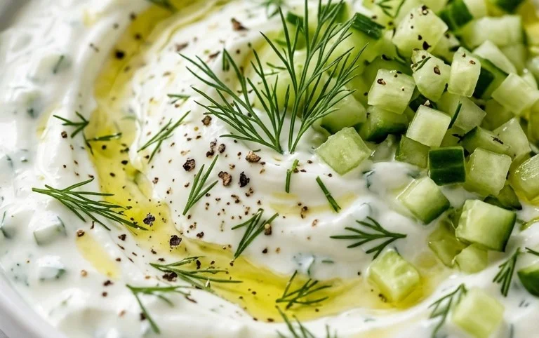 Cucumber Dip with Sour Cream and Dill