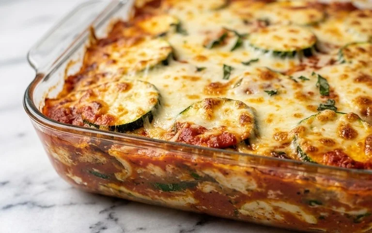 Three Cheese Zucchini Parmesan