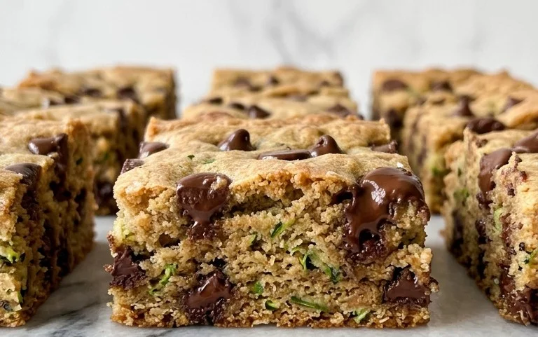 Chocolate Chip Zucchini Cookie Bars