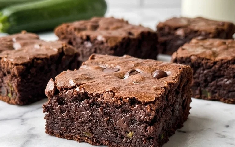 Secretly Healthy Zucchini Brownies