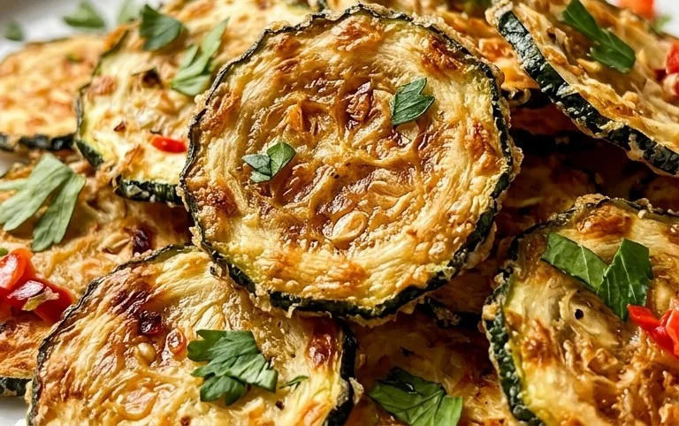 Crispy Baked Zucchini Chips