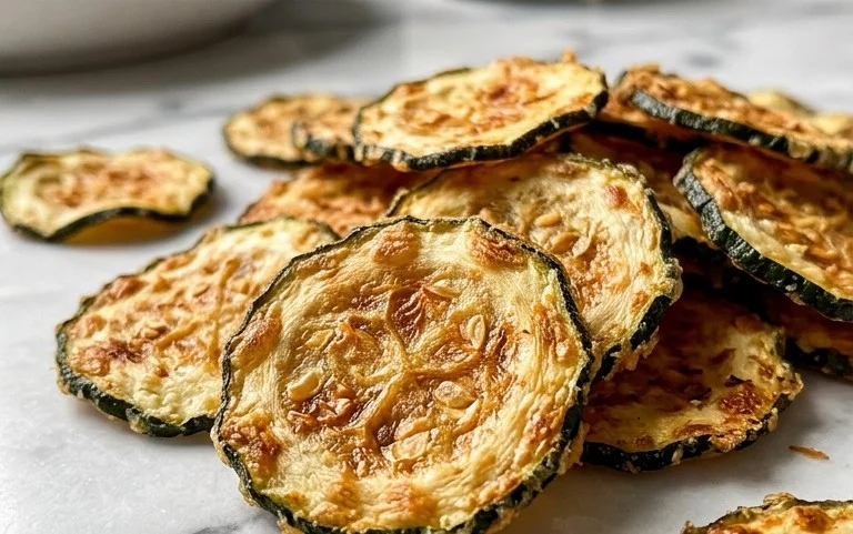Crispy Baked Zucchini Chips