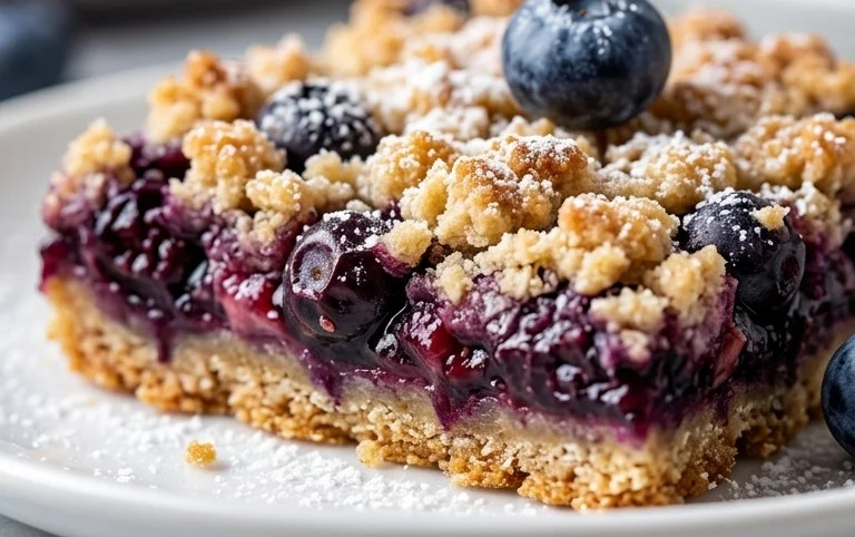 Easy Blueberry Pie Bars