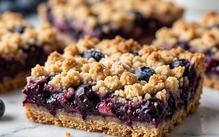Easy Blueberry Pie Bars